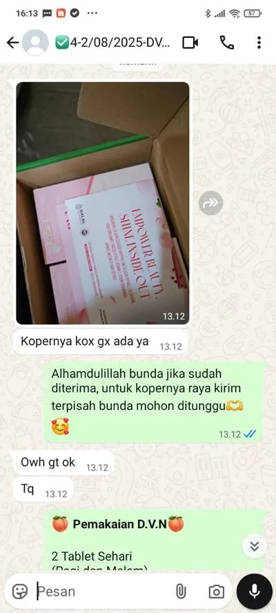 Sri H. — pengguna DVN Collagen